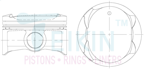 Поршень   46371.050   TEIKIN