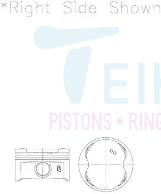 Поршень   46395.STD   TEIKIN