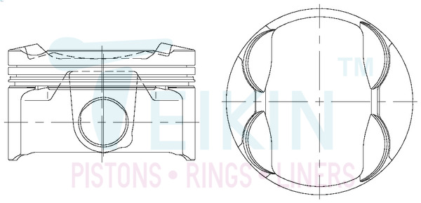 Поршень   46693.050   TEIKIN