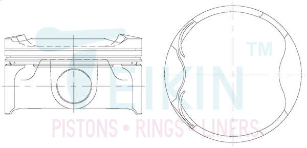 Поршень   46697.050   TEIKIN