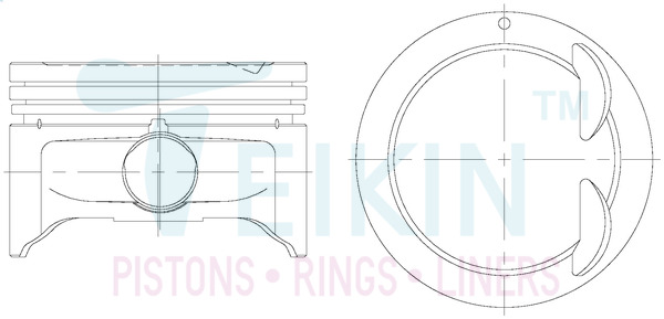 Поршень   51115.050   TEIKIN