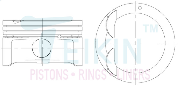 Поршень   51136.STD   TEIKIN