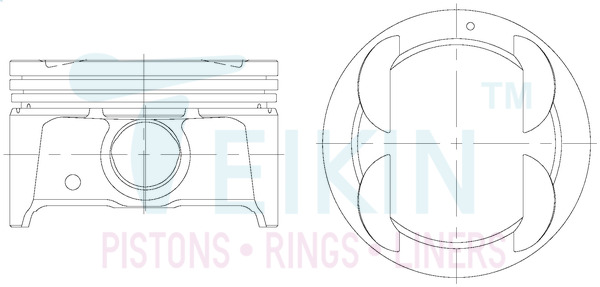 Поршень   51138.050   TEIKIN