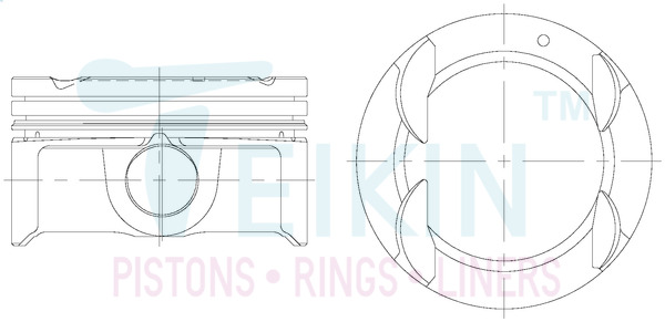 Поршень   51145.050   TEIKIN