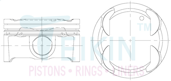 Поршень   51146.050   TEIKIN