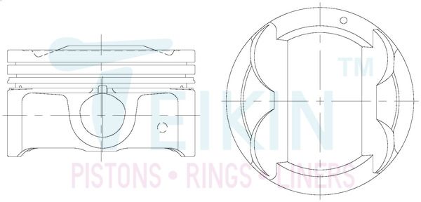 Поршень   51159.050   TEIKIN