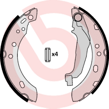 Комплект тормозных колодок   S 56 507   BREMBO