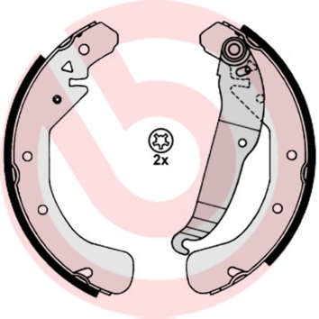 Комплект гальмівних колодок   S 59 517   BREMBO