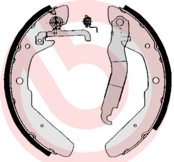 Комплект тормозных колодок   S 85 517   BREMBO