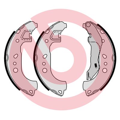 Комплект тормозных колодок   S 85 543   BREMBO