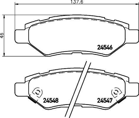 Комплект тормозных колодок, дисковый тормоз   P 09 014   BREMBO