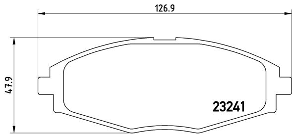 Комплект тормозных колодок, дисковый тормоз   P 15 006   BREMBO