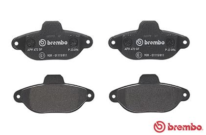 Комплект гальмівних накладок, дискове гальмо P 23 096 BREMBO #1
