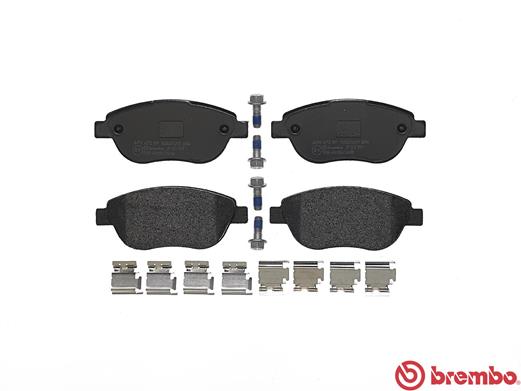 Комплект гальмівних накладок, дискове гальмо P 23 119 BREMBO #1