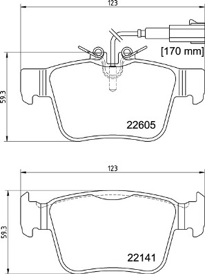 Комплект тормозных колодок, дисковый тормоз   P 23 180   BREMBO