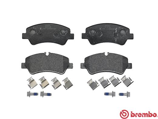 Комплект гальмівних накладок, дискове гальмо P 24 160 BREMBO #1