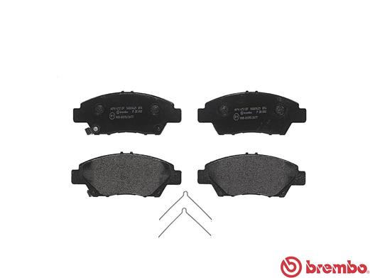 Комплект гальмівних накладок, дискове гальмо P 28 050 BREMBO #1