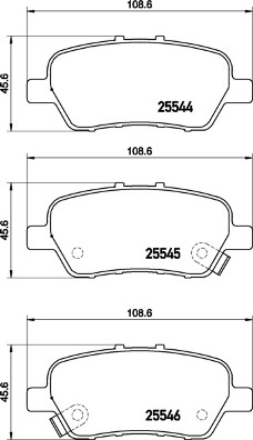 Комплект тормозных колодок, дисковый тормоз   P 28 094   BREMBO