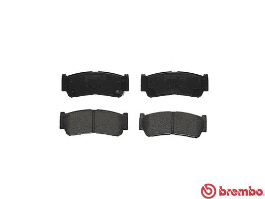 Комплект тормозных колодок, дисковый тормоз P 30 037 BREMBO #1
