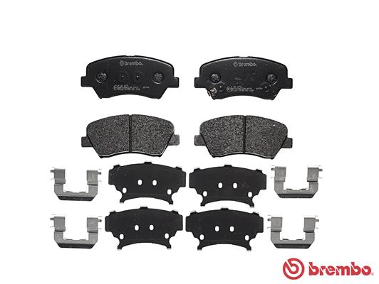 Комплект тормозных колодок, дисковый тормоз P 30 073 BREMBO #1