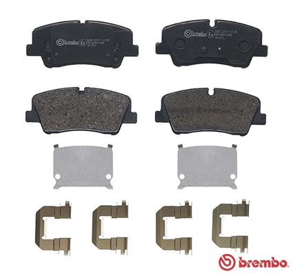 Комплект гальмівних накладок, дискове гальмо P 30 085 BREMBO #1