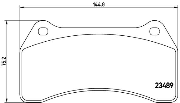 Комплект тормозных колодок, дисковый тормоз   P 36 014   BREMBO