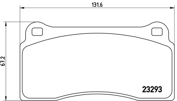 Комплект тормозных колодок, дисковый тормоз   P 36 018   BREMBO