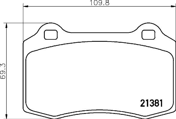 Комплект тормозных колодок, дисковый тормоз   P 36 020   BREMBO