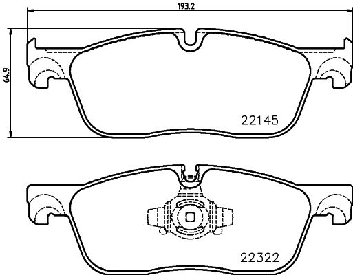 Комплект тормозных колодок, дисковый тормоз   P 36 035   BREMBO