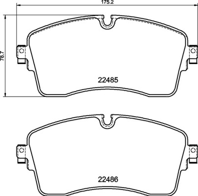 Комплект тормозных колодок, дисковый тормоз   P 36 036   BREMBO