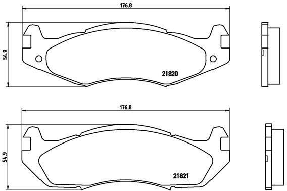 Комплект тормозных колодок, дисковый тормоз   P 37 001   BREMBO