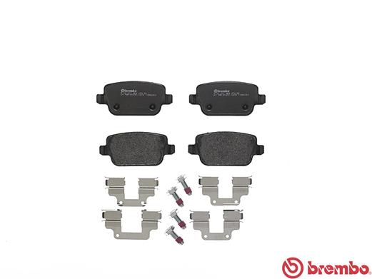 Комплект тормозных колодок, дисковый тормоз P 44 017 BREMBO #1