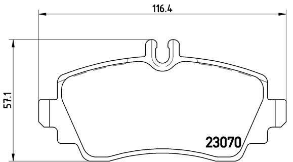 Комплект тормозных колодок, дисковый тормоз   P 50 036   BREMBO