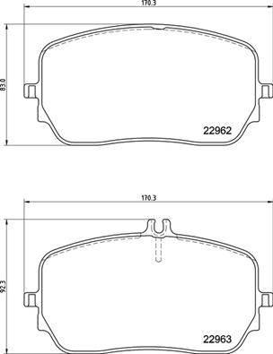 Комплект тормозных колодок, дисковый тормоз   P 50 149   BREMBO