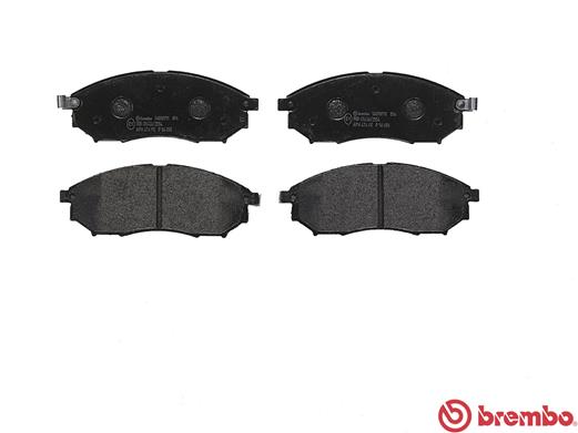 Комплект гальмівних накладок, дискове гальмо P 56 058 BREMBO #1