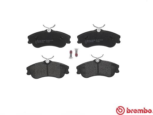 Комплект тормозных колодок, дисковый тормоз P 61 069 BREMBO #1
