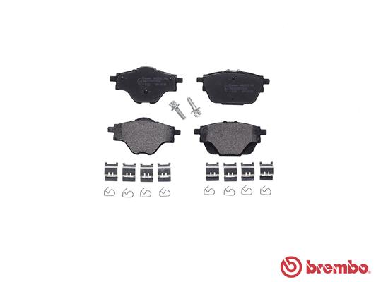 Комплект гальмівних накладок, дискове гальмо P 61 124 BREMBO #1