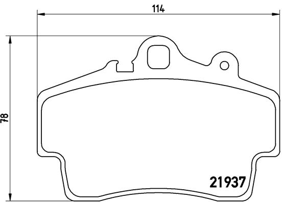 Комплект тормозных колодок, дисковый тормоз   P 65 007   BREMBO