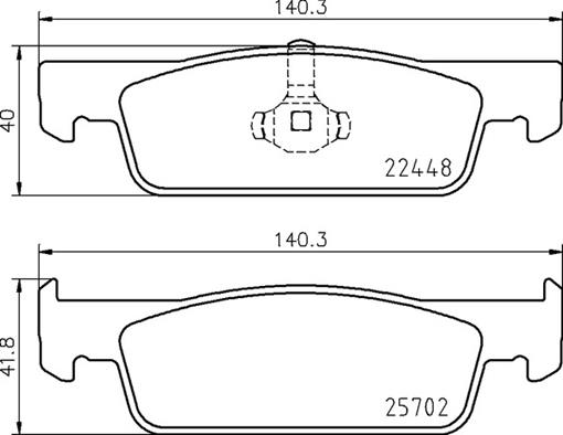 Комплект тормозных колодок, дисковый тормоз   P 68 069   BREMBO