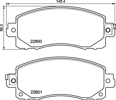 Комплект тормозных колодок, дисковый тормоз   P 78 028   BREMBO