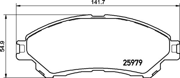 Комплект тормозных колодок, дисковый тормоз   P 79 032   BREMBO