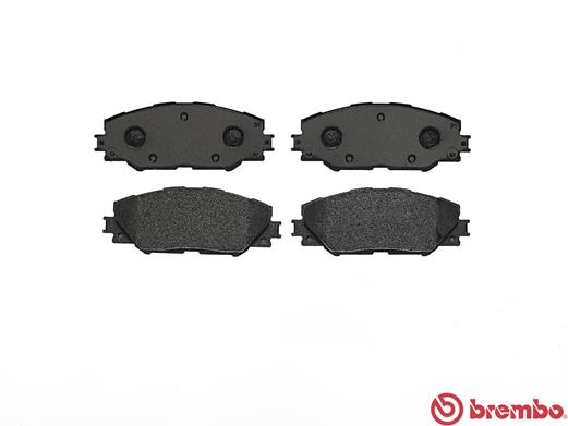 Комплект гальмівних накладок, дискове гальмо P 83 071 BREMBO #1