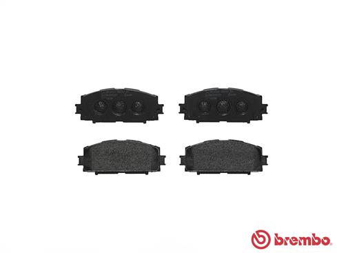 Комплект гальмівних накладок, дискове гальмо P 83 086 BREMBO #1