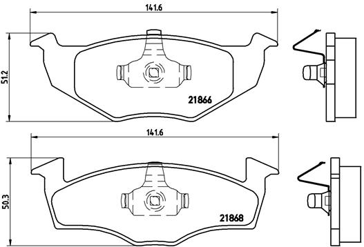 Комплект тормозных колодок, дисковый тормоз   P 85 025   BREMBO