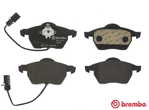 Комплект гальмівних накладок, дискове гальмо P 85 085 BREMBO #1