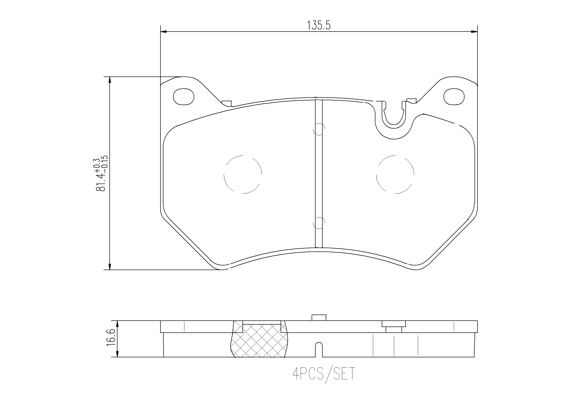 Комплект тормозных колодок, дисковый тормоз   P 85 177   BREMBO