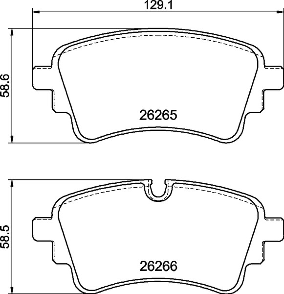 Комплект тормозных колодок, дисковый тормоз   P 85 185   BREMBO