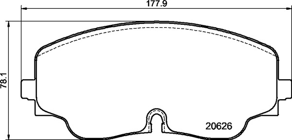 Комплект тормозных колодок, дисковый тормоз   P 85 193   BREMBO