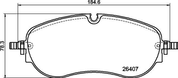 Комплект гальмівних накладок, дискове гальмо   P 85 194   BREMBO