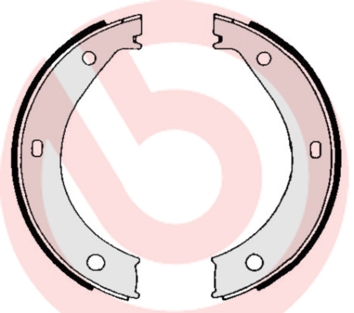 Комплект гальмівних колодок, стоянкове гальмо   S 06 503   BREMBO